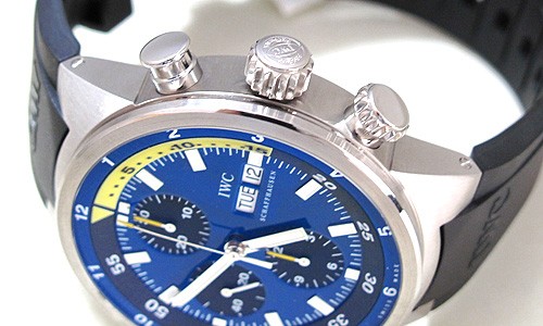 IWC アクアタイマー クロノ クストダイバー IW378203 ブルー